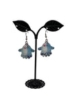 Blue and White Fish Earrings