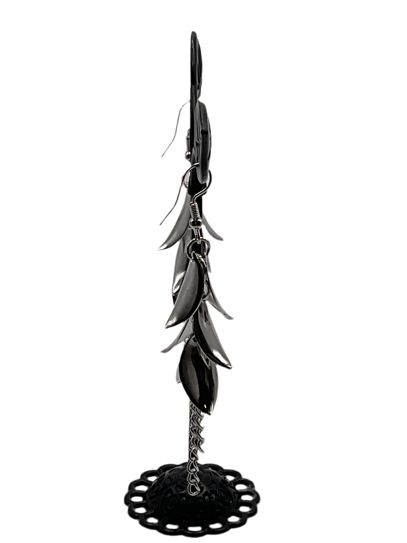 Silver earrings