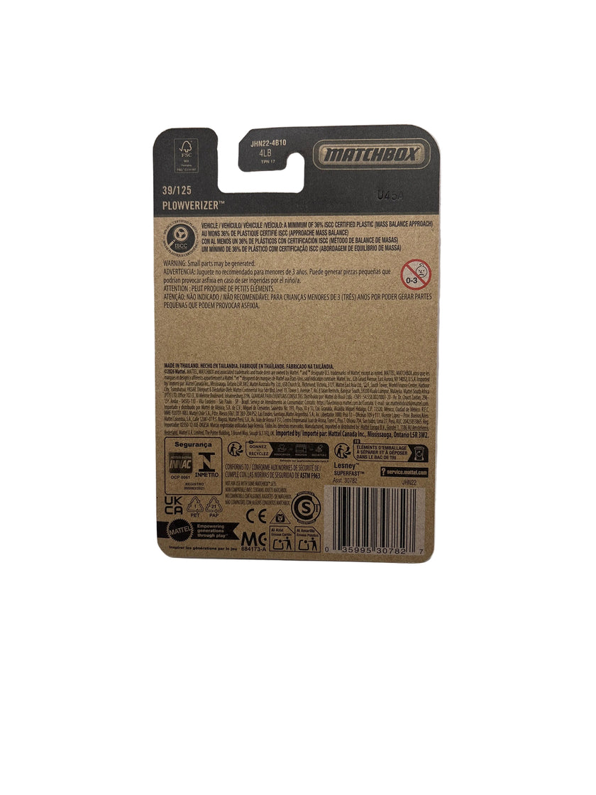 Matchbox Plowverizer Diecast