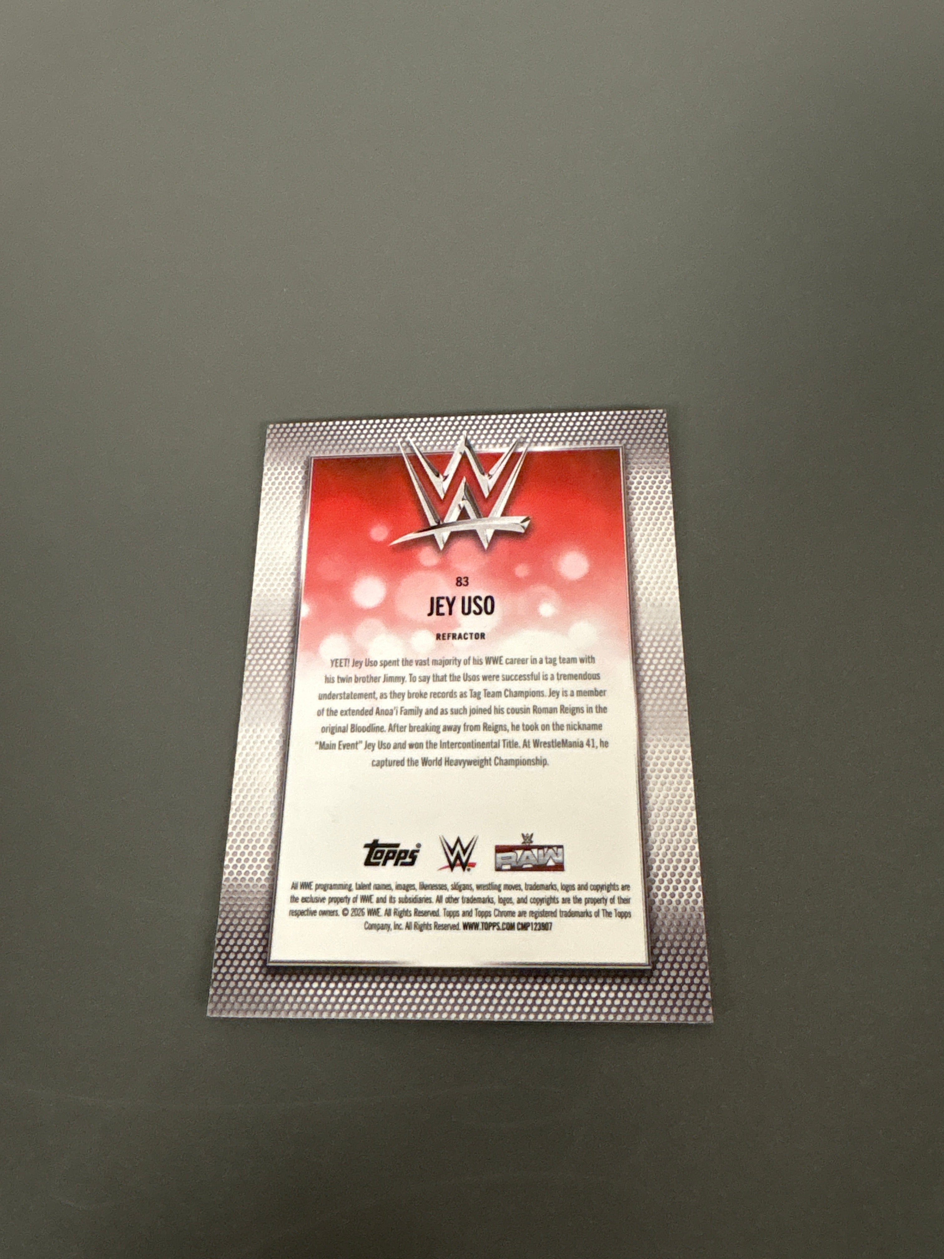 Topps Jey Uso