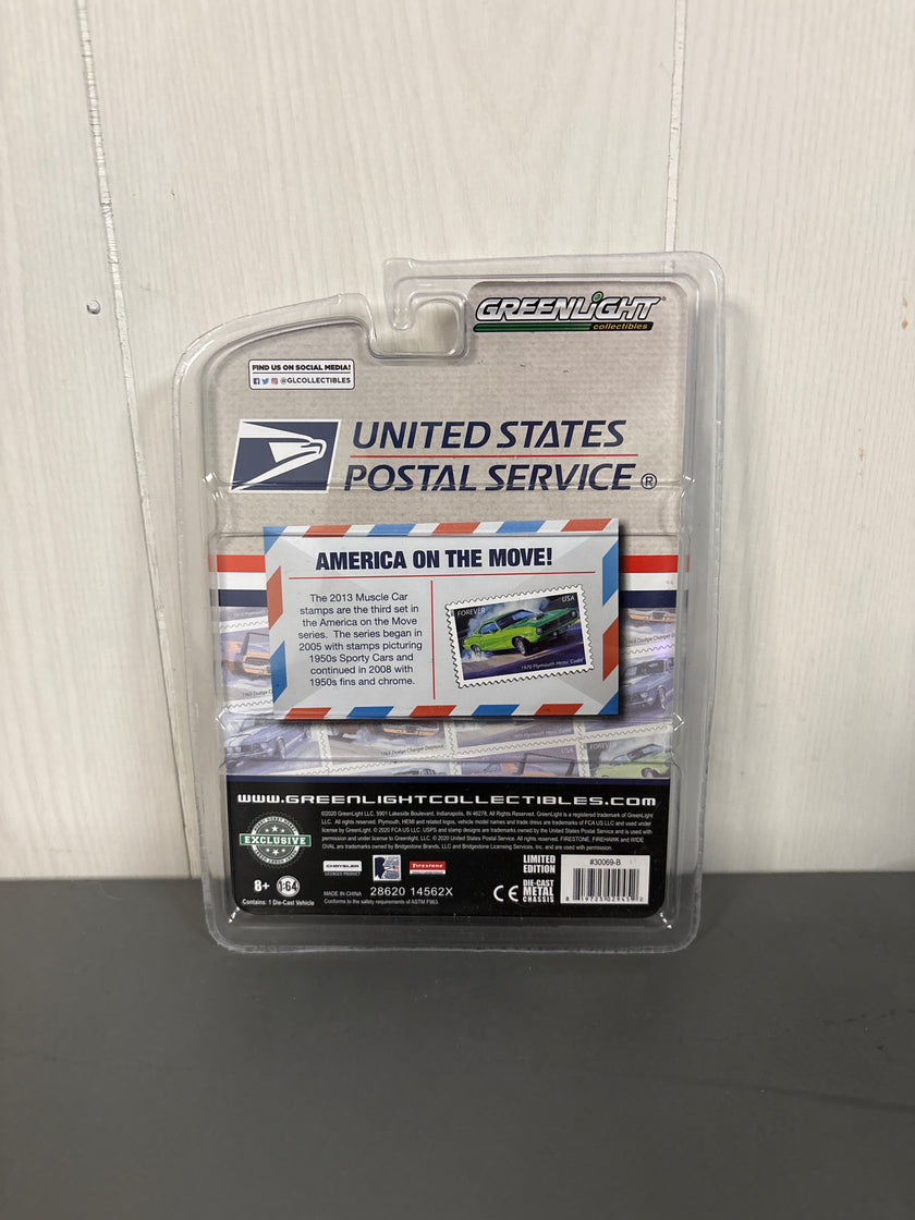 Greenlight 1970 Plymouth HEMI Cuda Diecast green