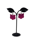 Cat Head Tag Earrings