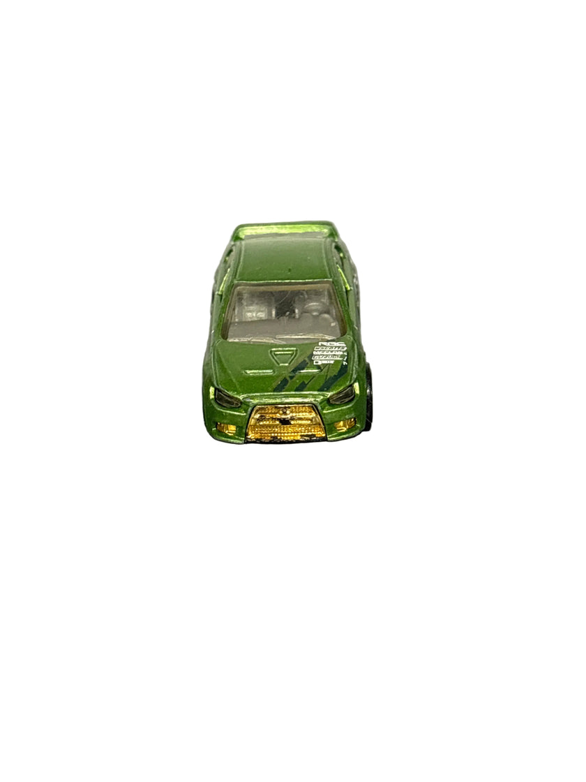 Hot Wheels 2009 Lancer Evolution Diecast green