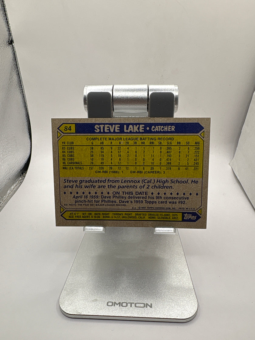 Topps Steve Lake