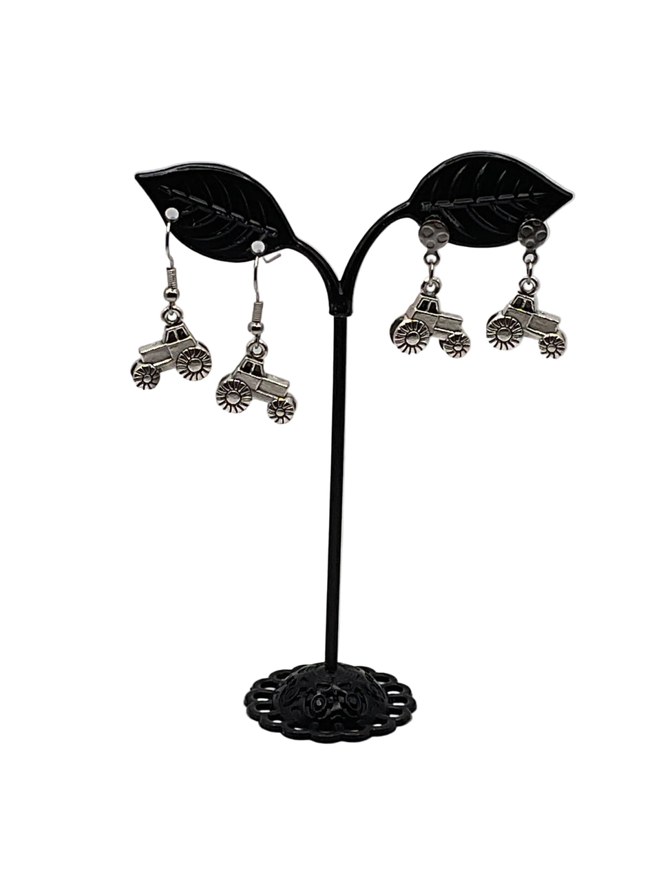 Tractor Earrings