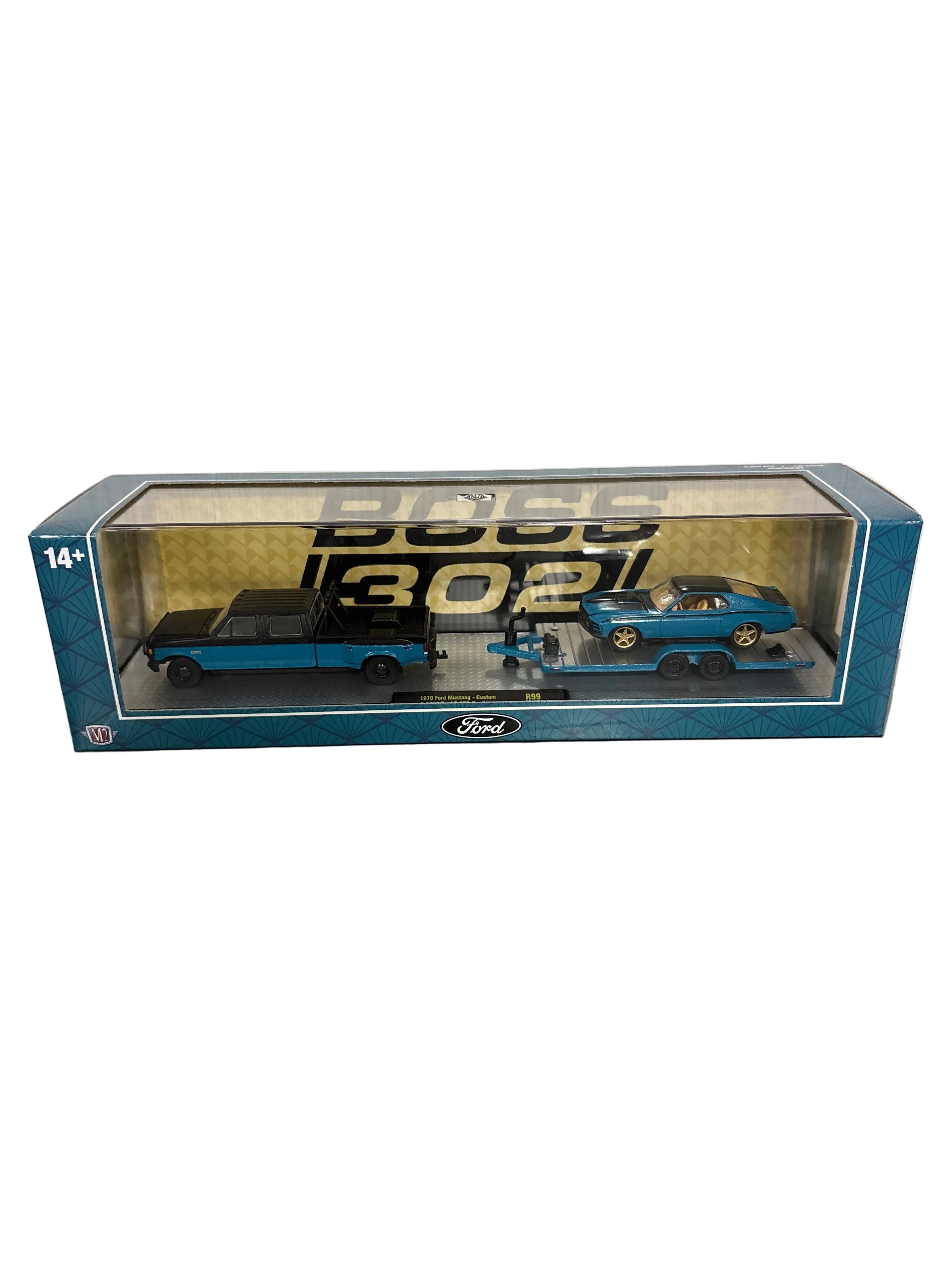 M2 1970 Ford Mustang-Custom & 1990 Ford F-350 Dually Diecast