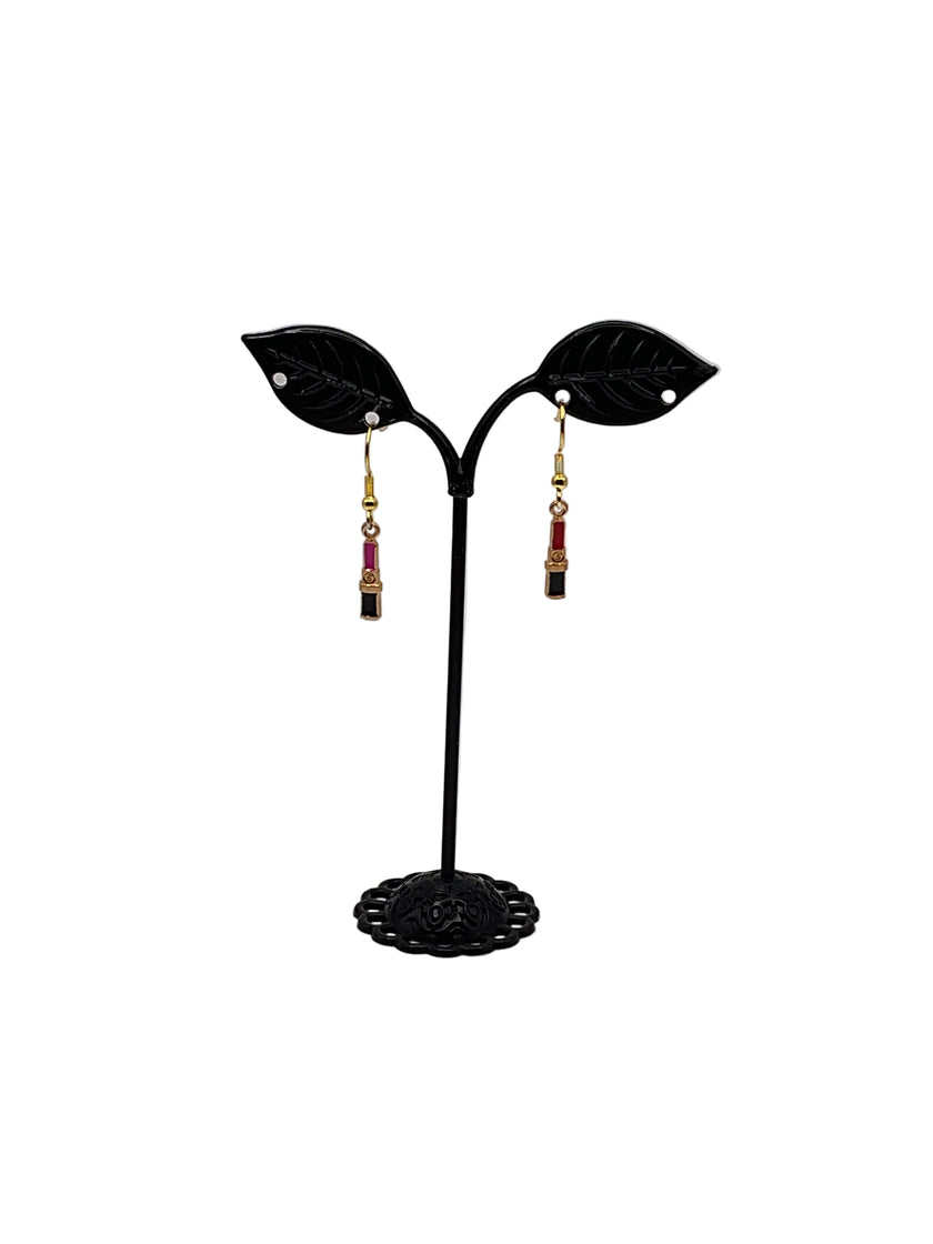 Pendientes de lápiz labial