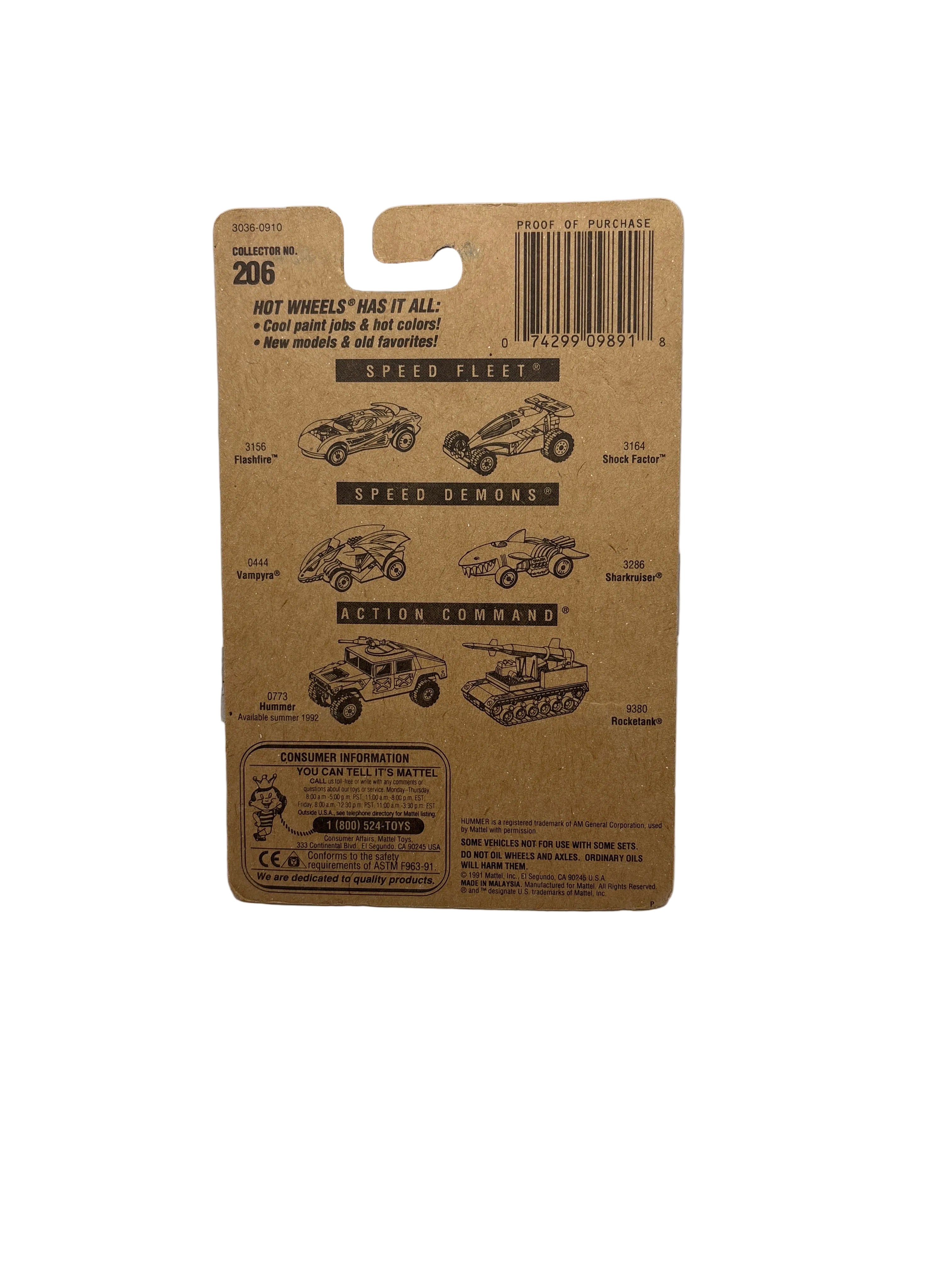 Hot Wheels Pipe Jammer Diecast yellow