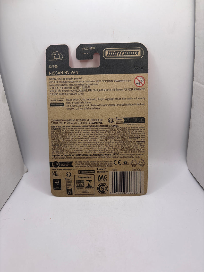 Matchbox Nissan NV Van Diecast