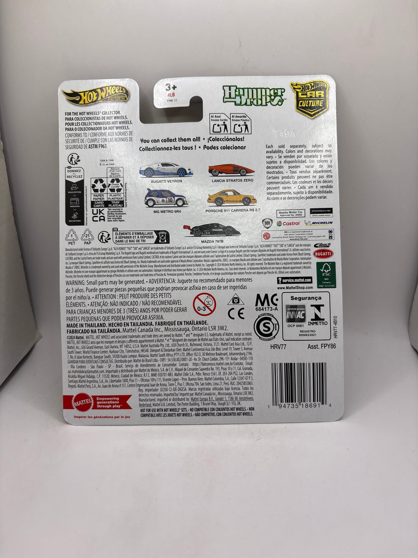 Hot Wheels Lancia Stratos Zero Diecast orange