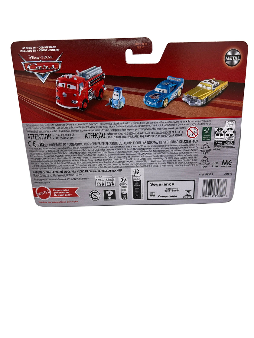 Disney Pixar Cars Roger Wheeler Strip Weathers AKA The King Diecast blue