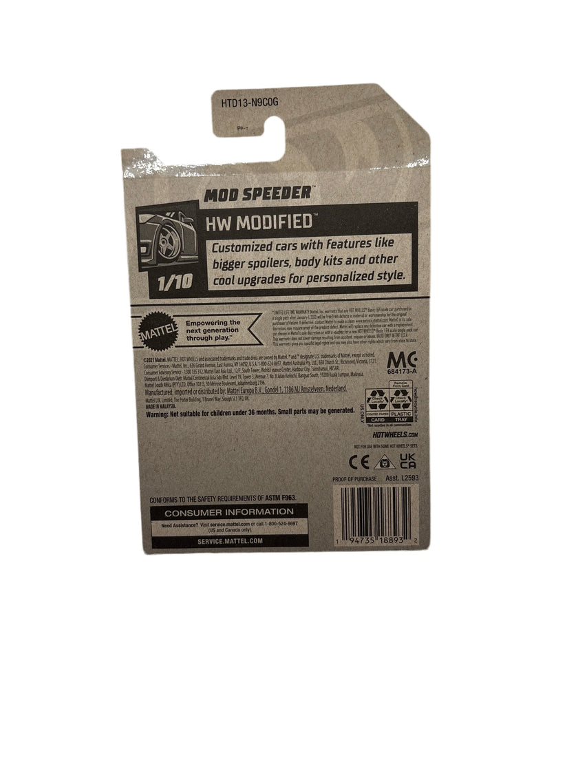 Hot Wheels Mod Speeder Diecast white