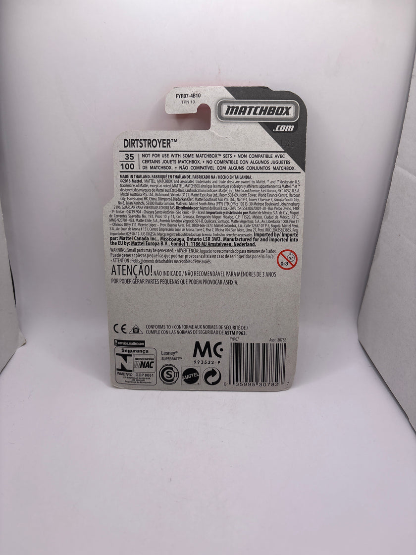 Matchbox Dirtstroyer Diecast