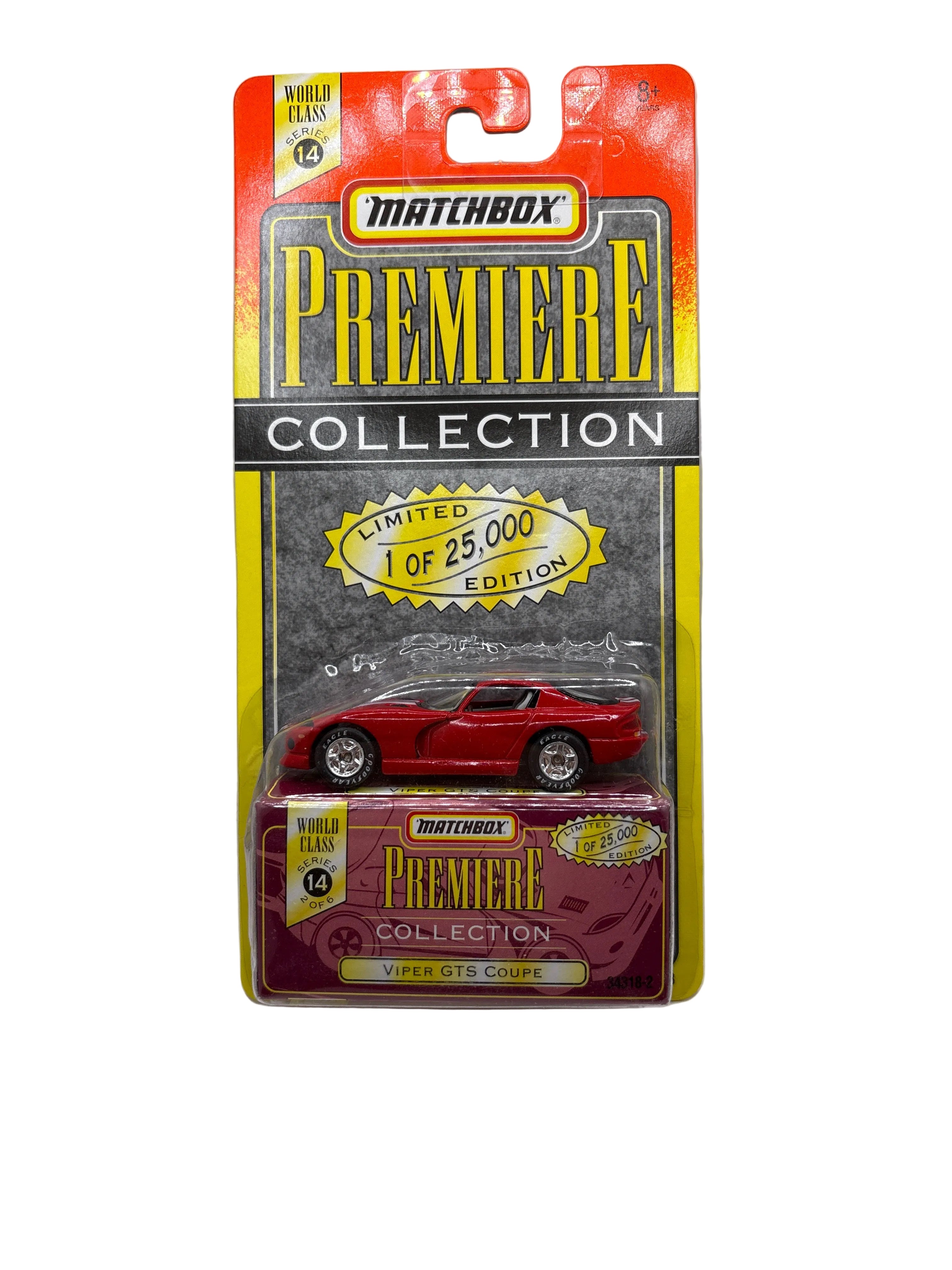 Matchbox Viper GTS Coupe Diecast red