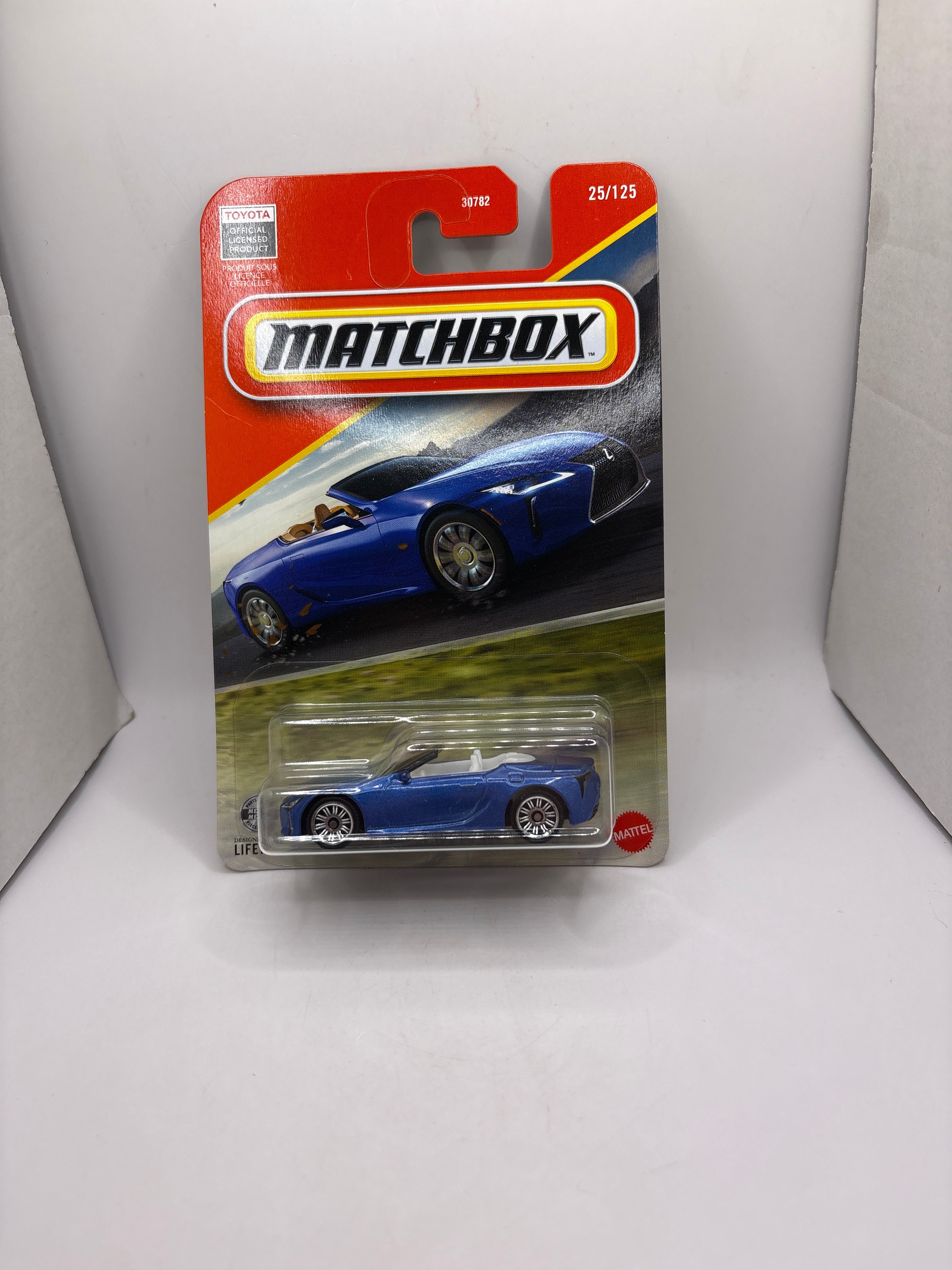 Matchbox 2021 Lexus LC 500 Diecast blue