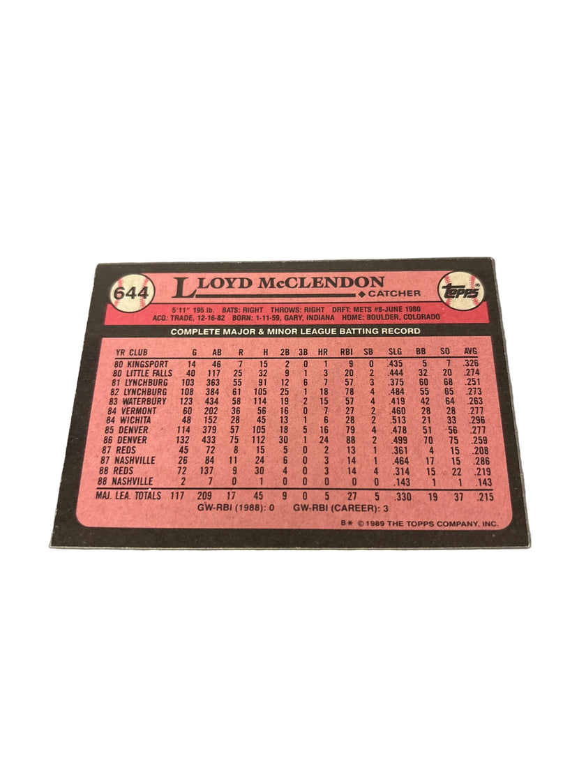 Topps Lloyd McClendon