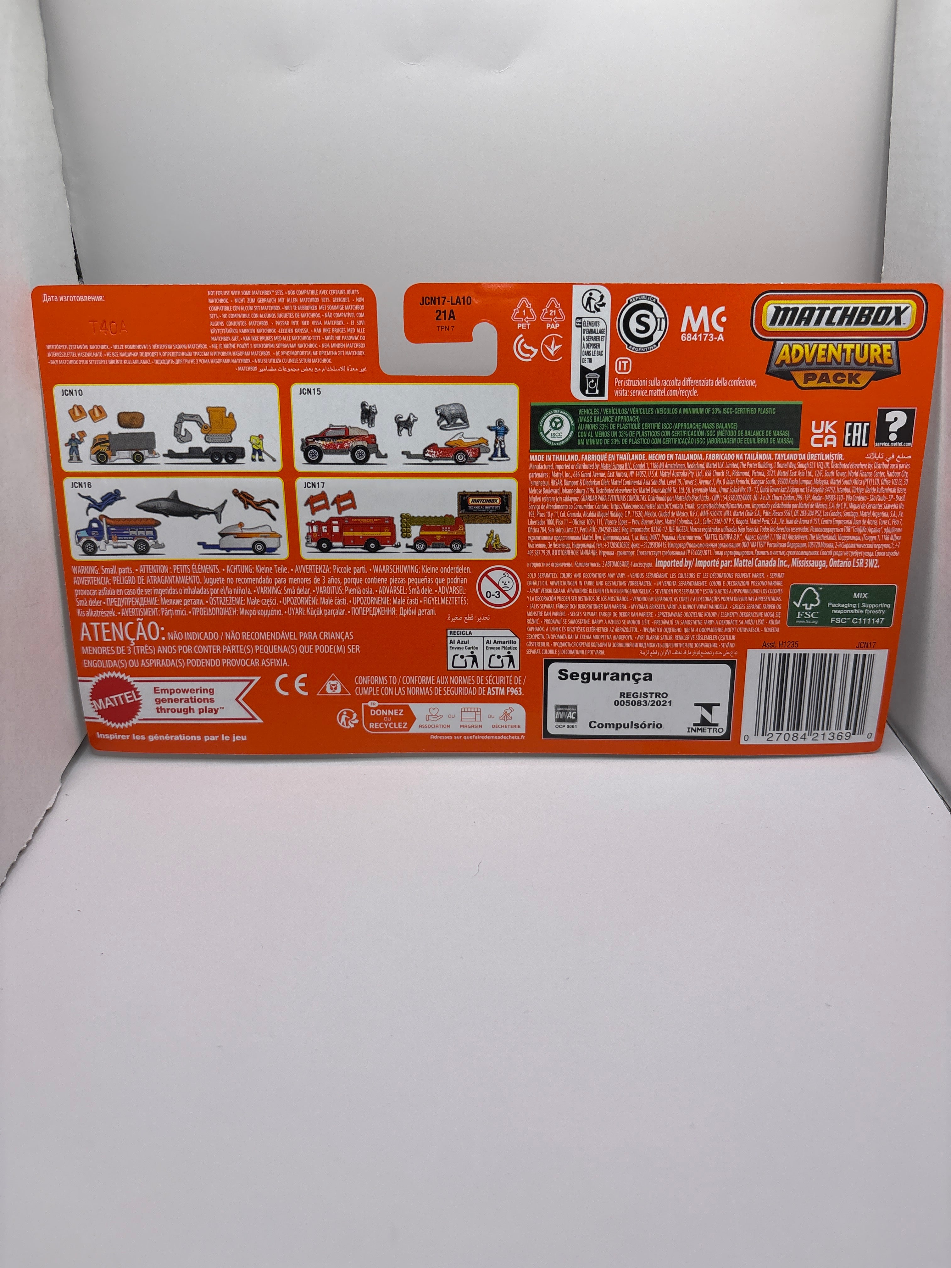 Matchbox Hazard Squad MBX Mobile Light Truck Diecast