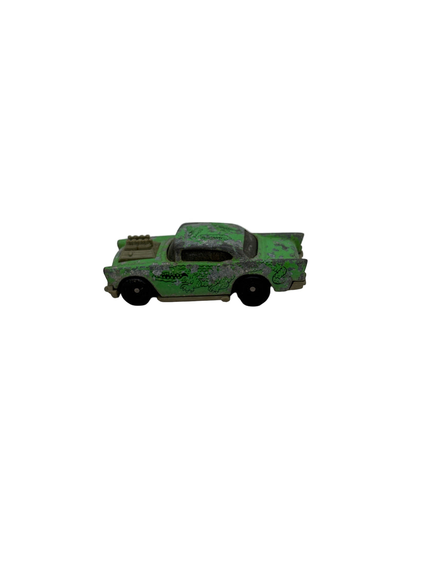 Hot Wheels 57 Chevy Diecast green