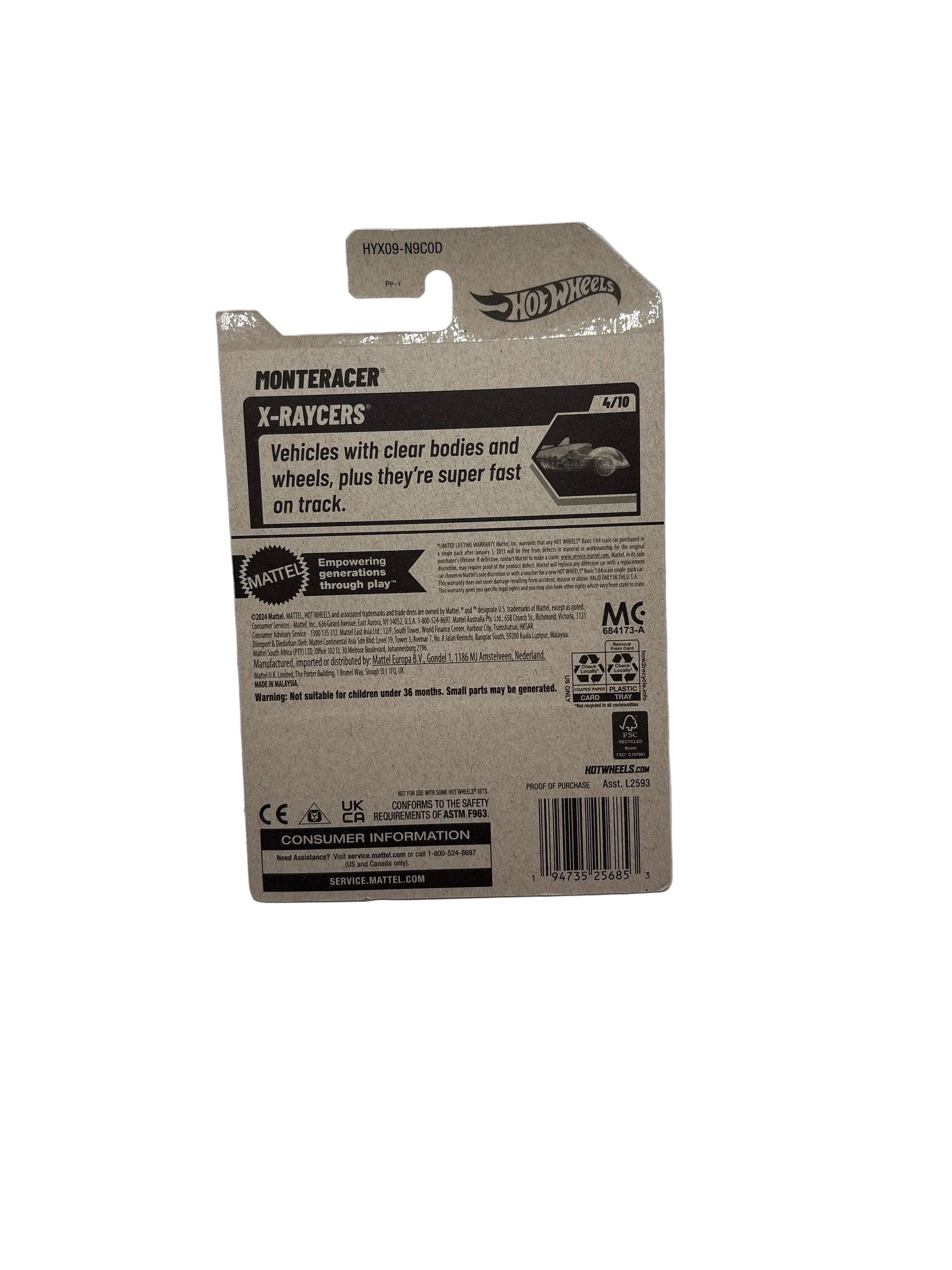 Hot Wheels Monteracer Diecast