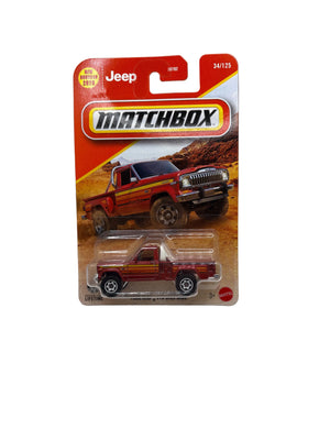 Matchbox 1980 Jeep J10 Stepside Diecast red
