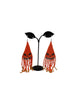 Jack-o-lantern Tassel Earrings