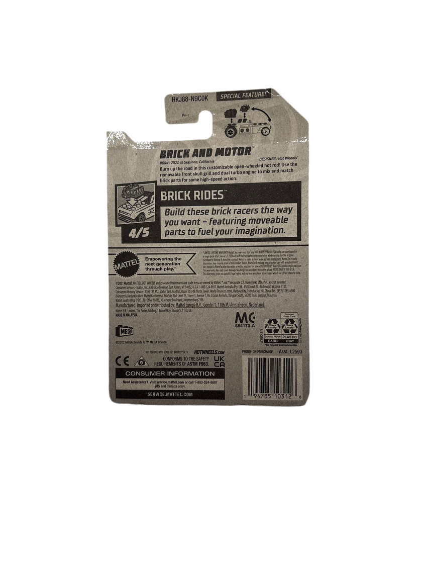 Hot Wheels Brick And Motor Diecast