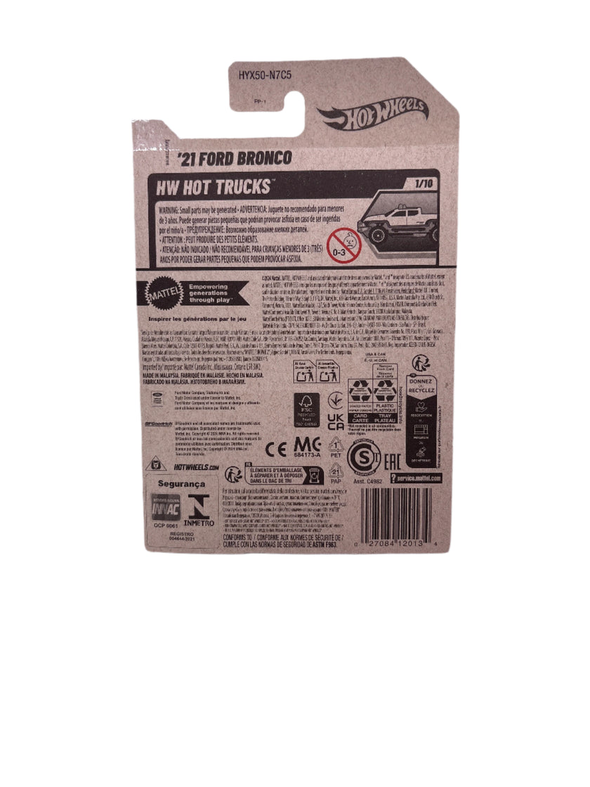 Hot Wheels 21 Ford Bronco Diecast