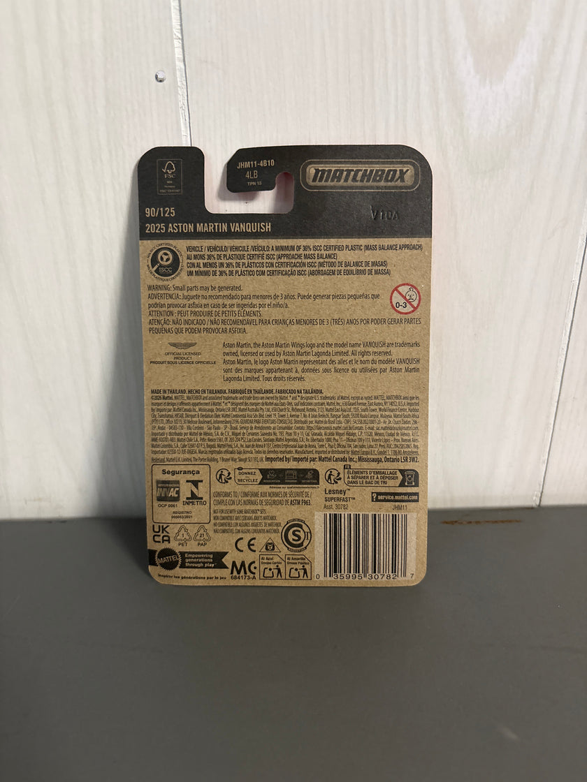 Matchbox 2025 Aston Martin Vanquish Diecast