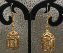 Bird cage earrings