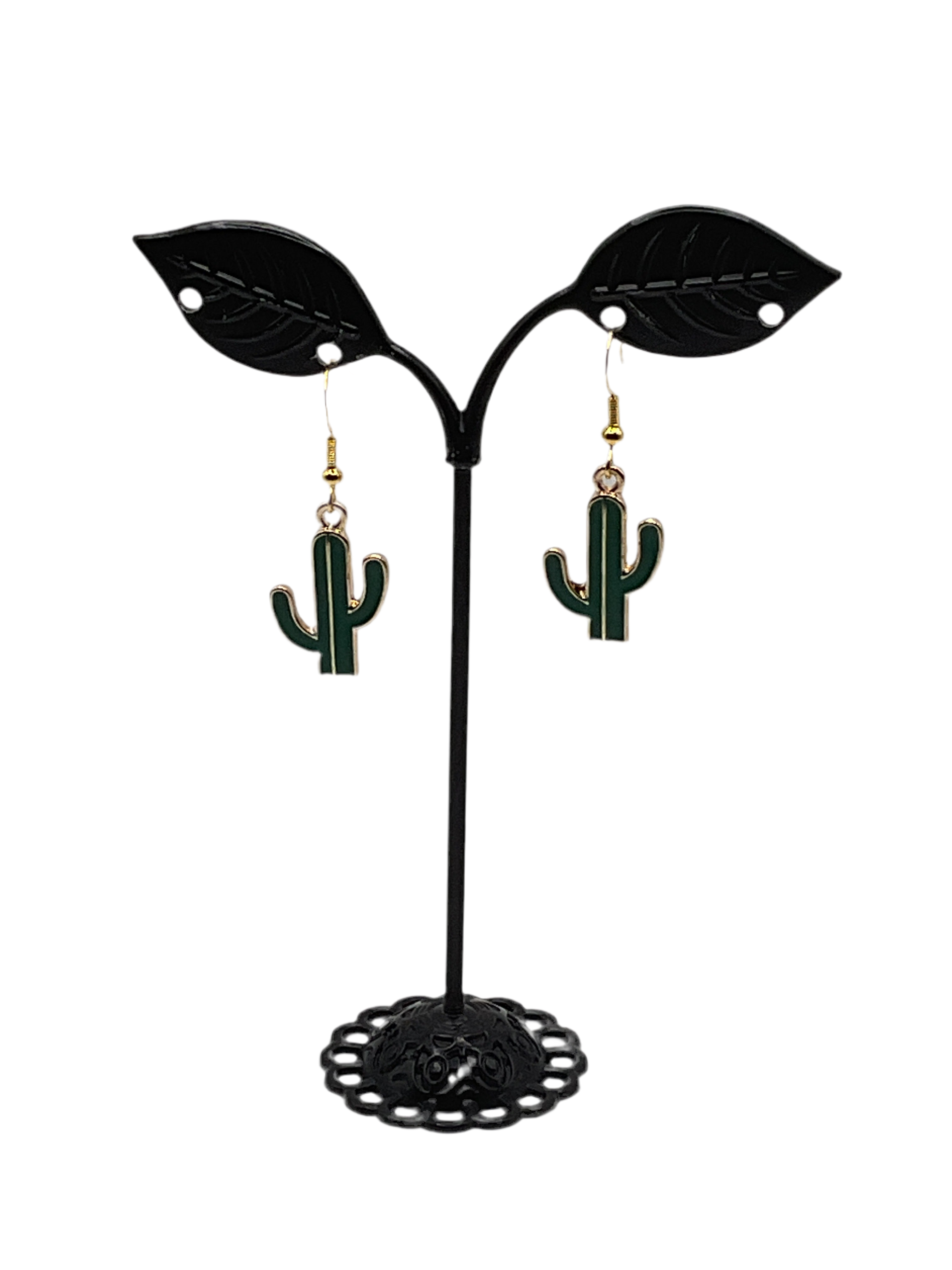 Cactus earrings 3