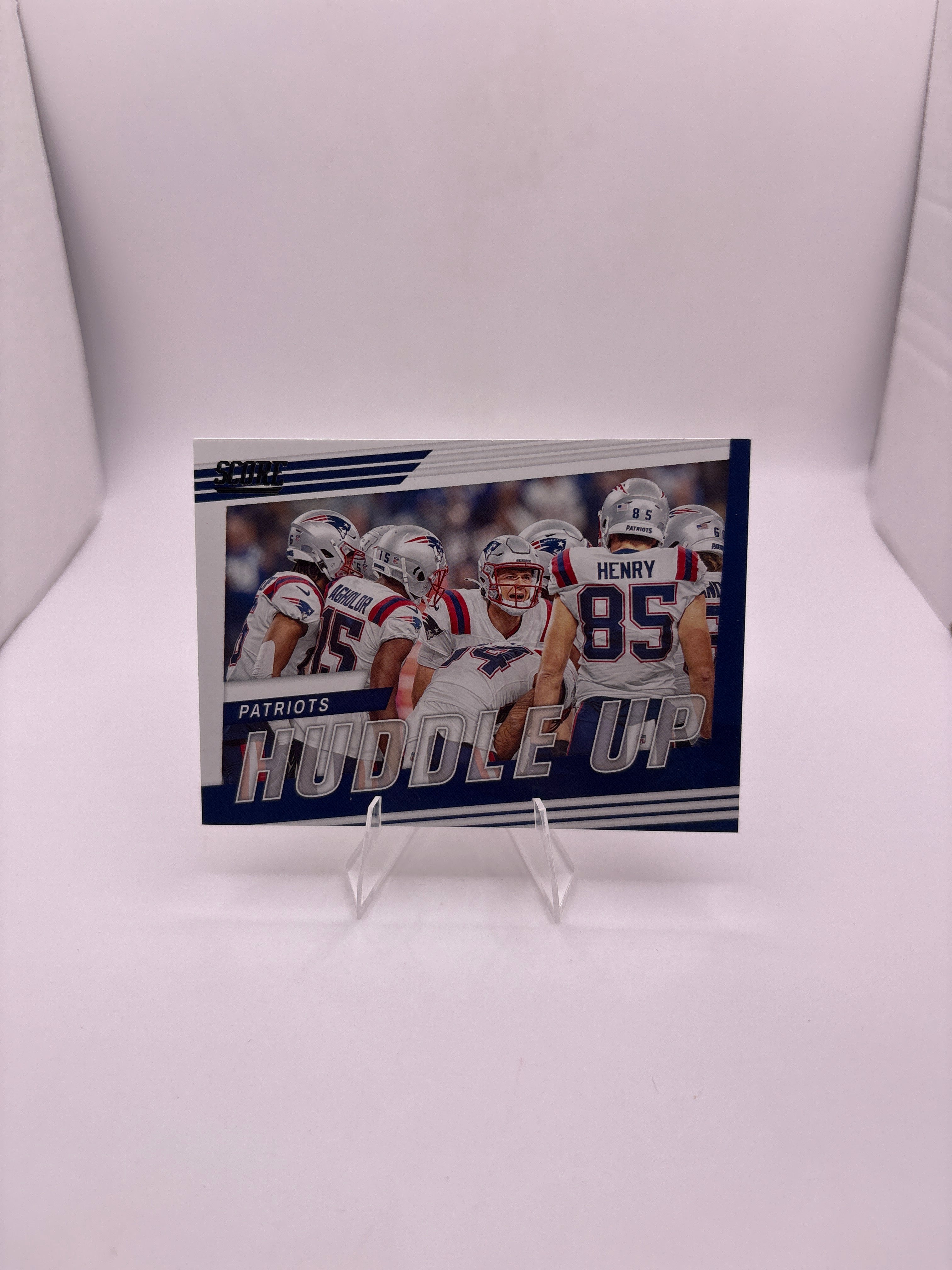 Score Patriots Huddle Up