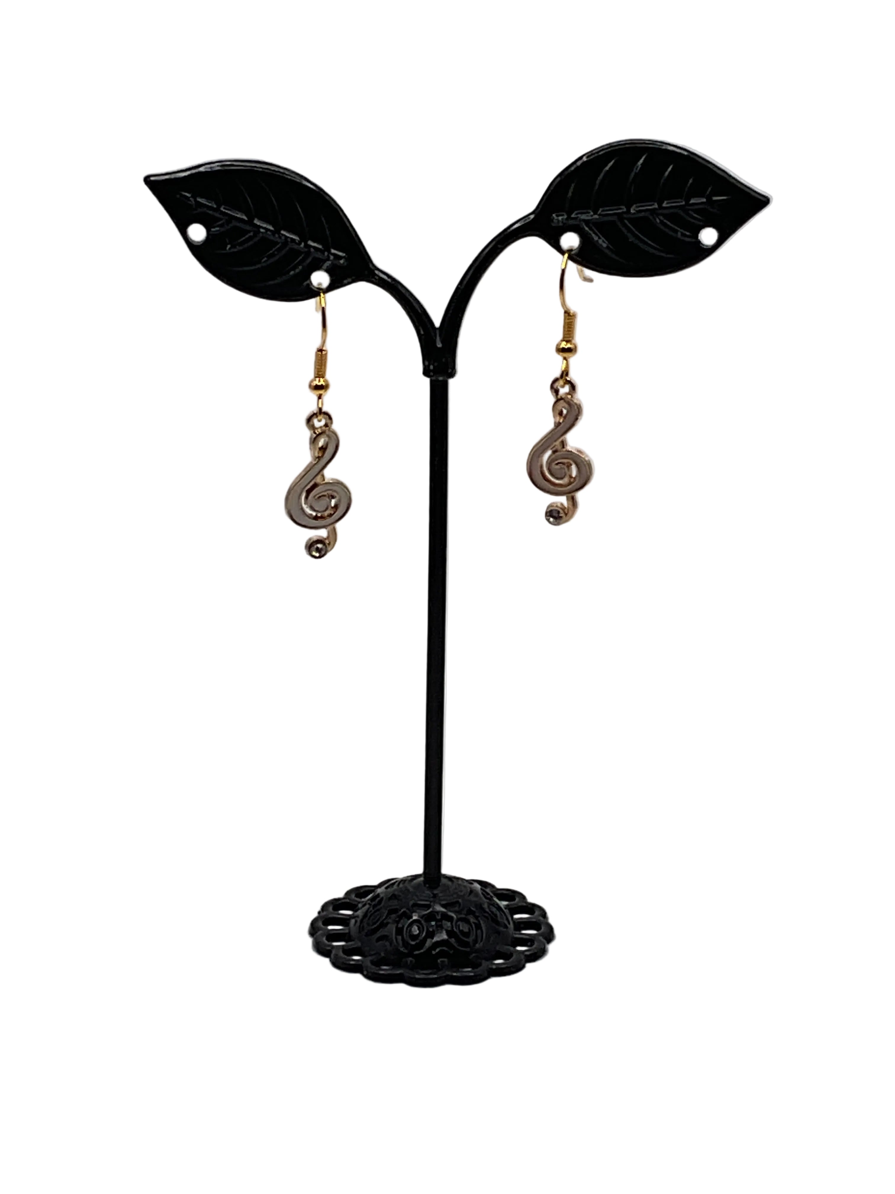 Musical instruments and note earrings