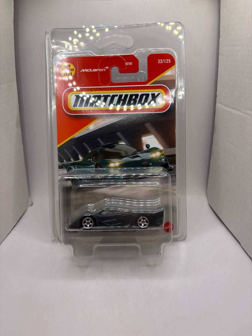 Matchbox 1997 McLaren F1 GT Diecast green