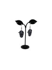 Skull With Ball Cap Earrings