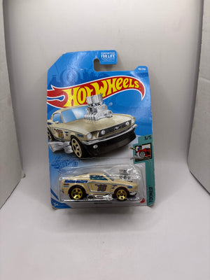 Hot Wheels 68 Mustang Diecast tan