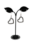Shiny heart earrings