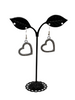Shiny heart earrings