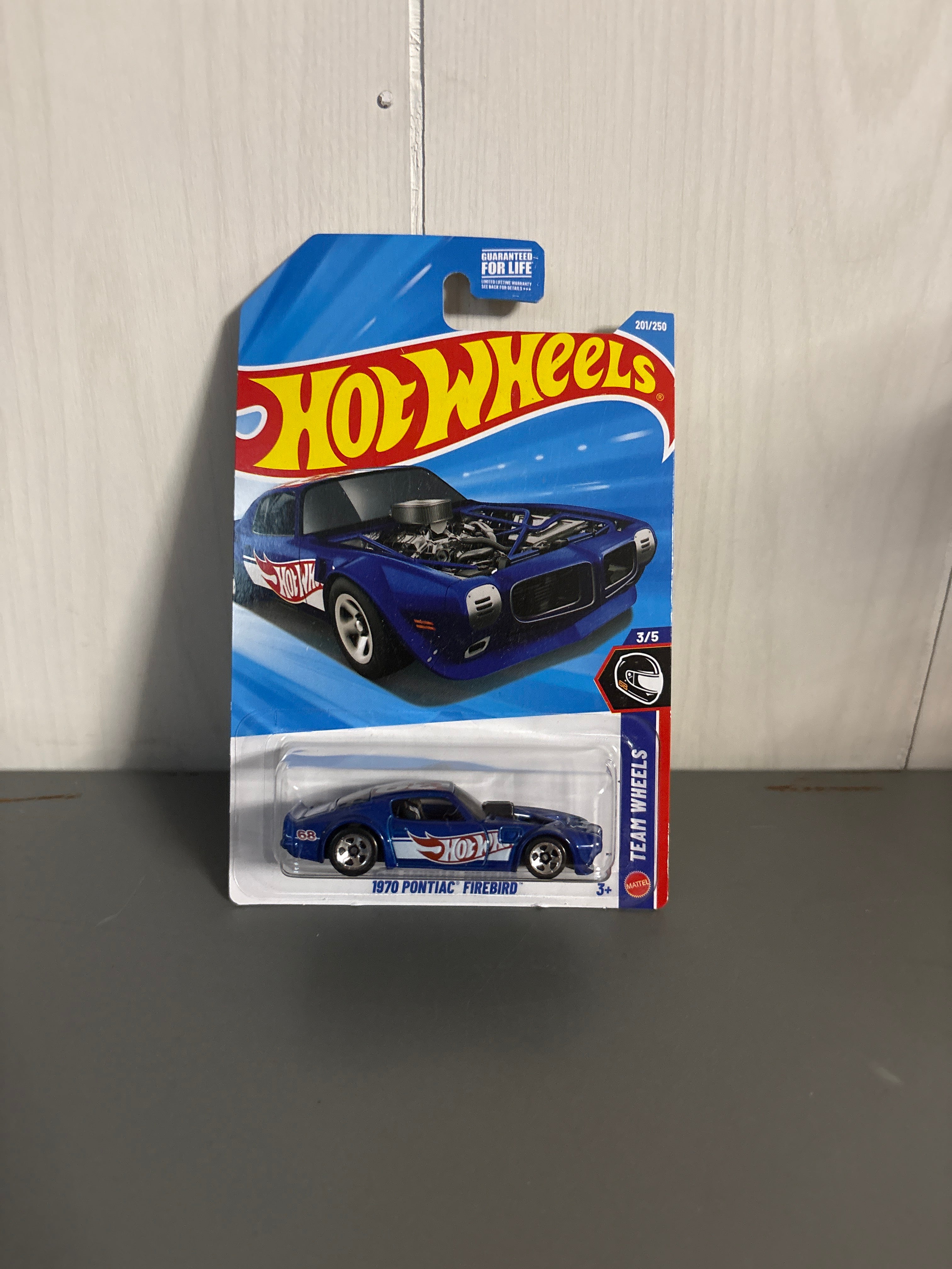 Hot Wheels 1970 Pontiac Firebird Diecast blue