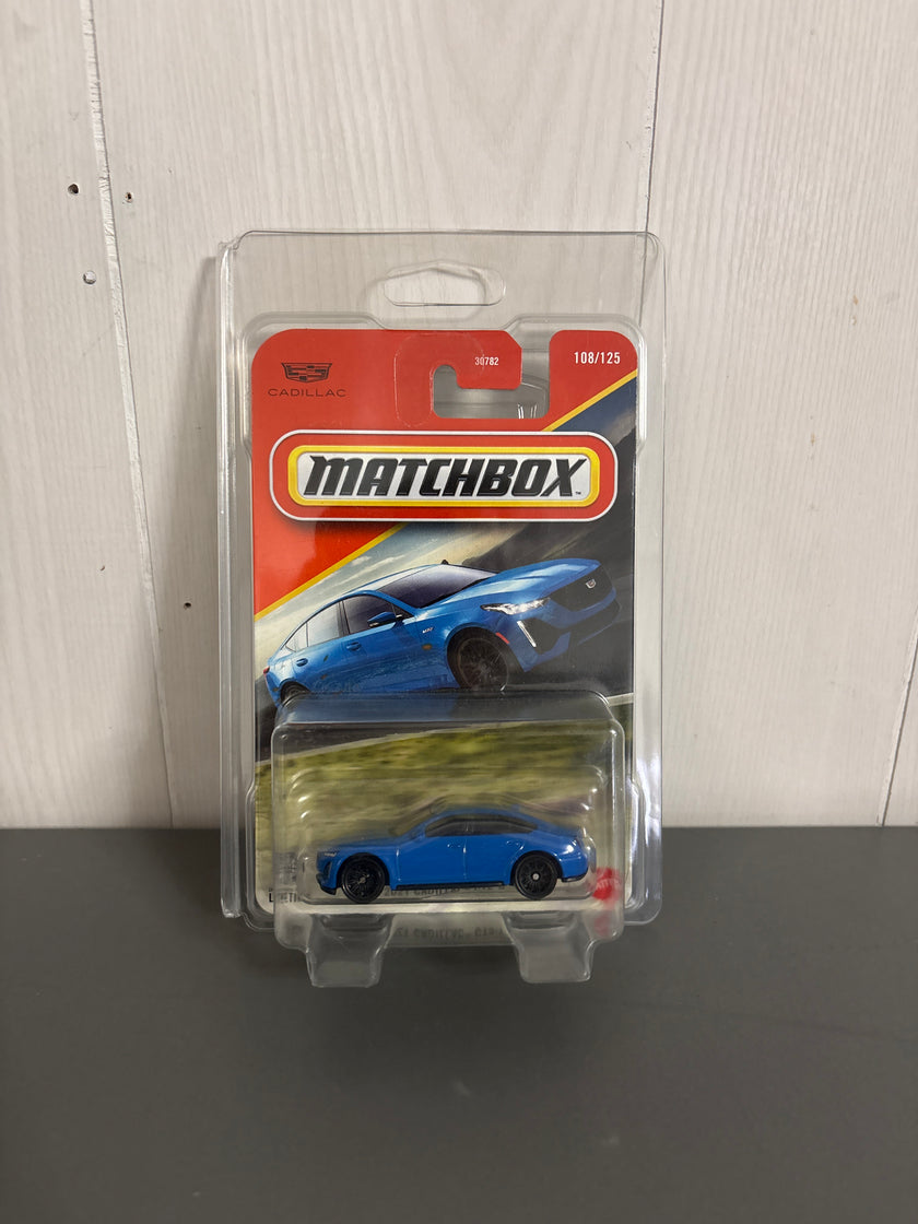 Matchbox 2021 Cadillac CTS-V Diecast blue