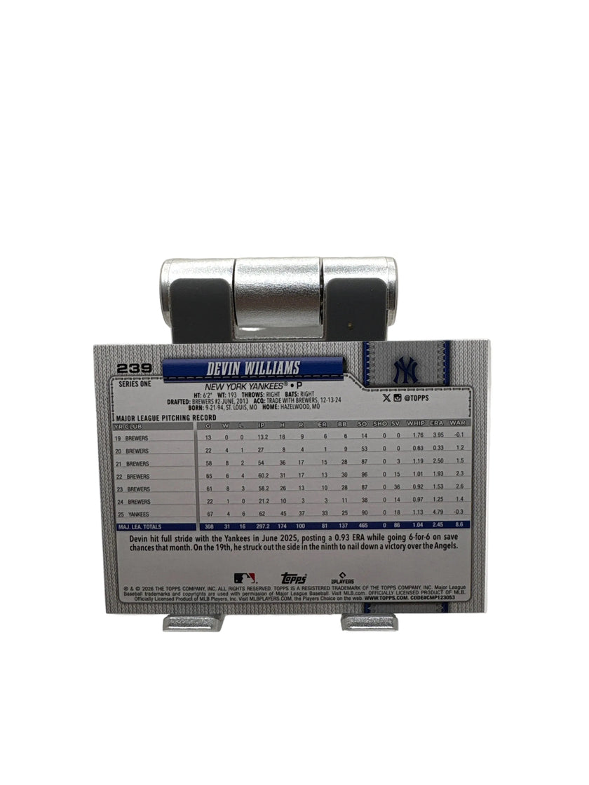 Topps Devin Williams