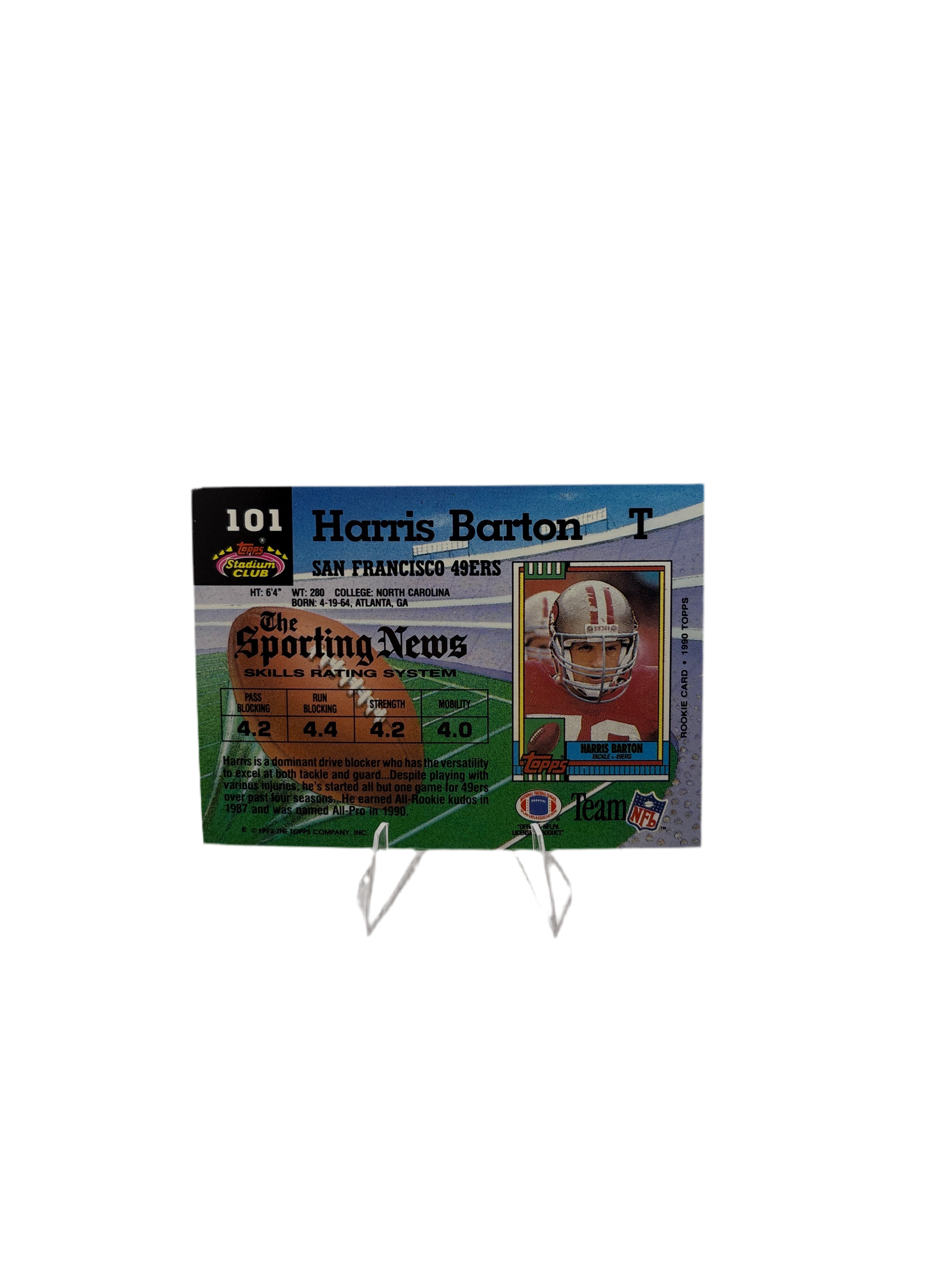 Topps Harris Barton