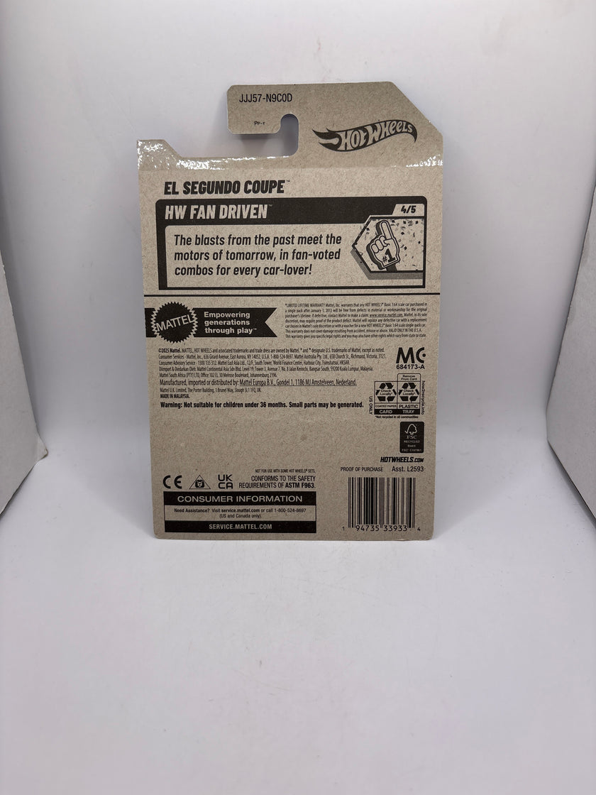 Hot Wheels El Segundo Coupe Diecast white