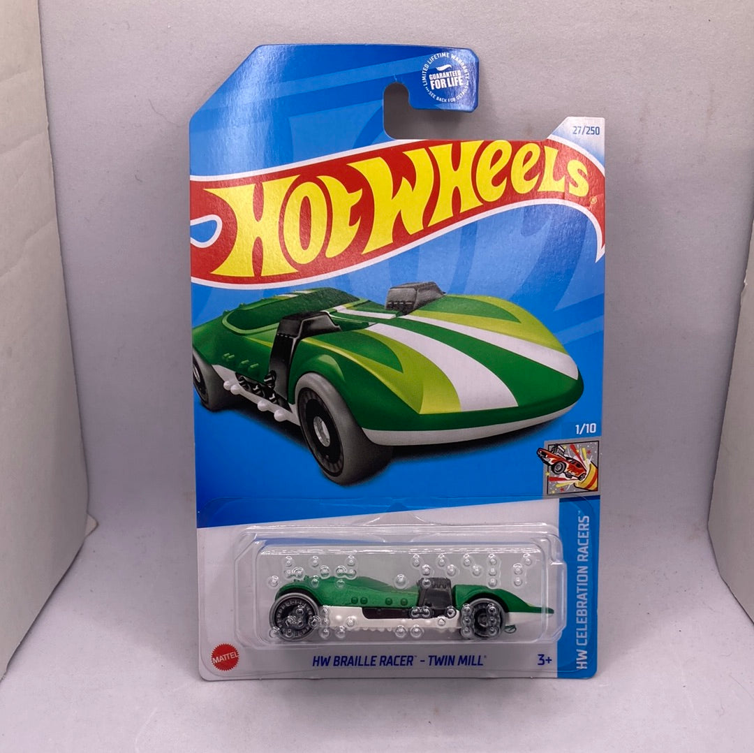 Hot Wheels HW Braille Racer-Twin Mill Diecast