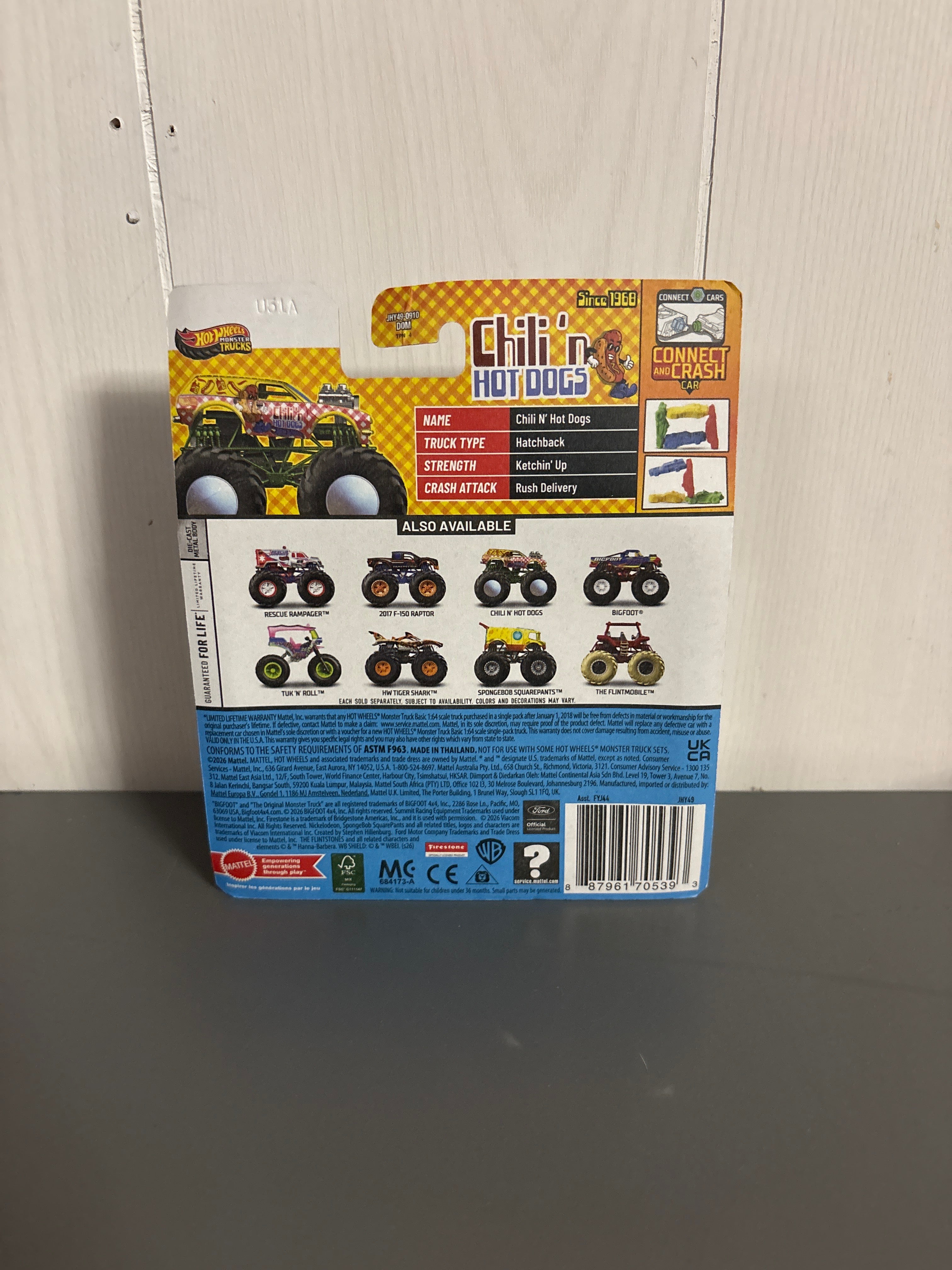 Hot Wheels Chili N Hot Dogs Monster Truck Diecast