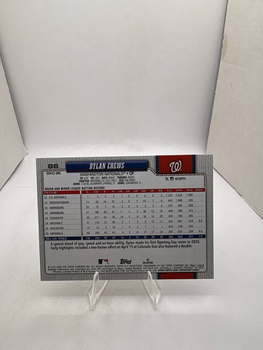 Topps Dylan Crews