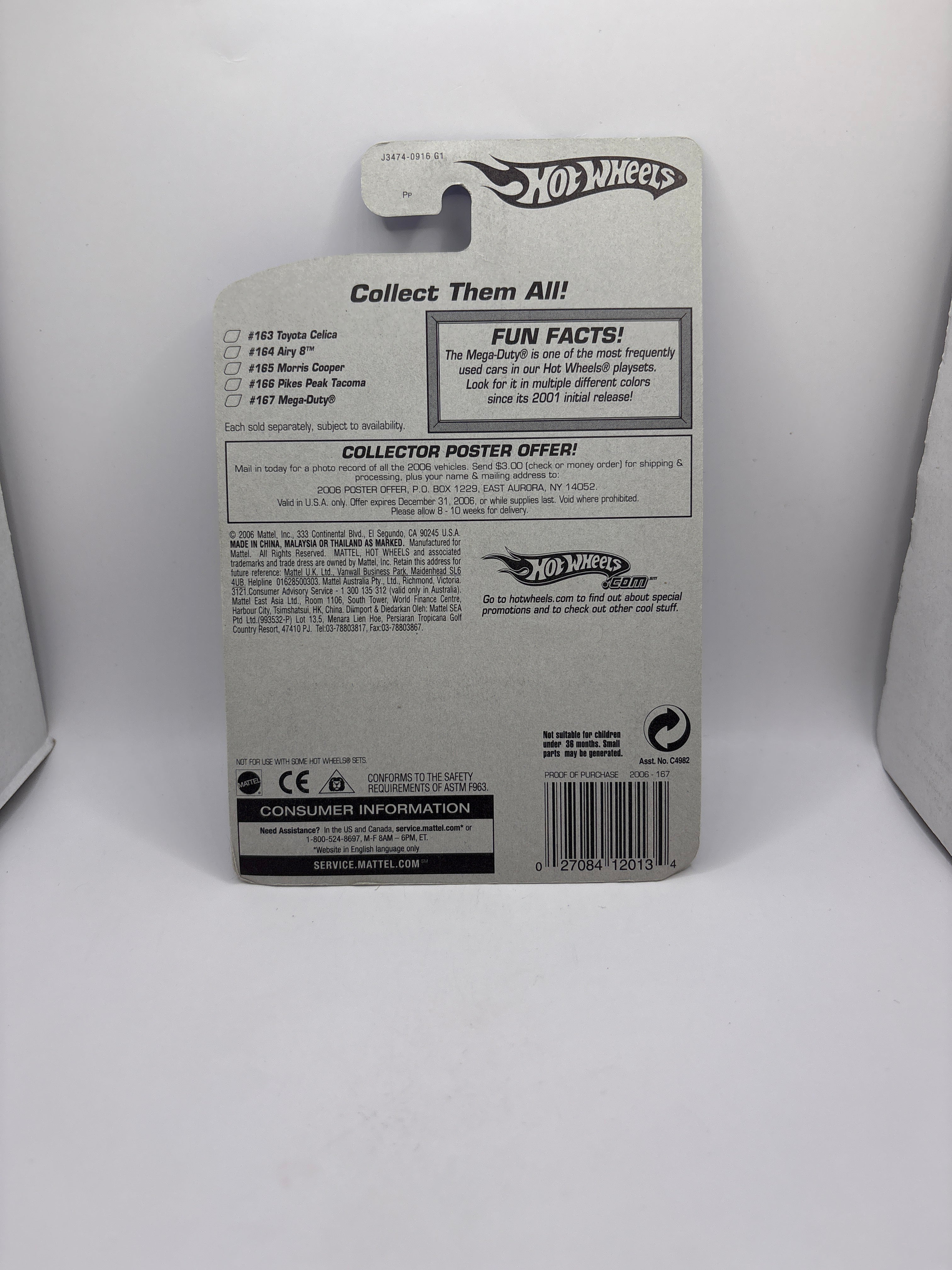 Hot Wheels Mega-Duty Diecast