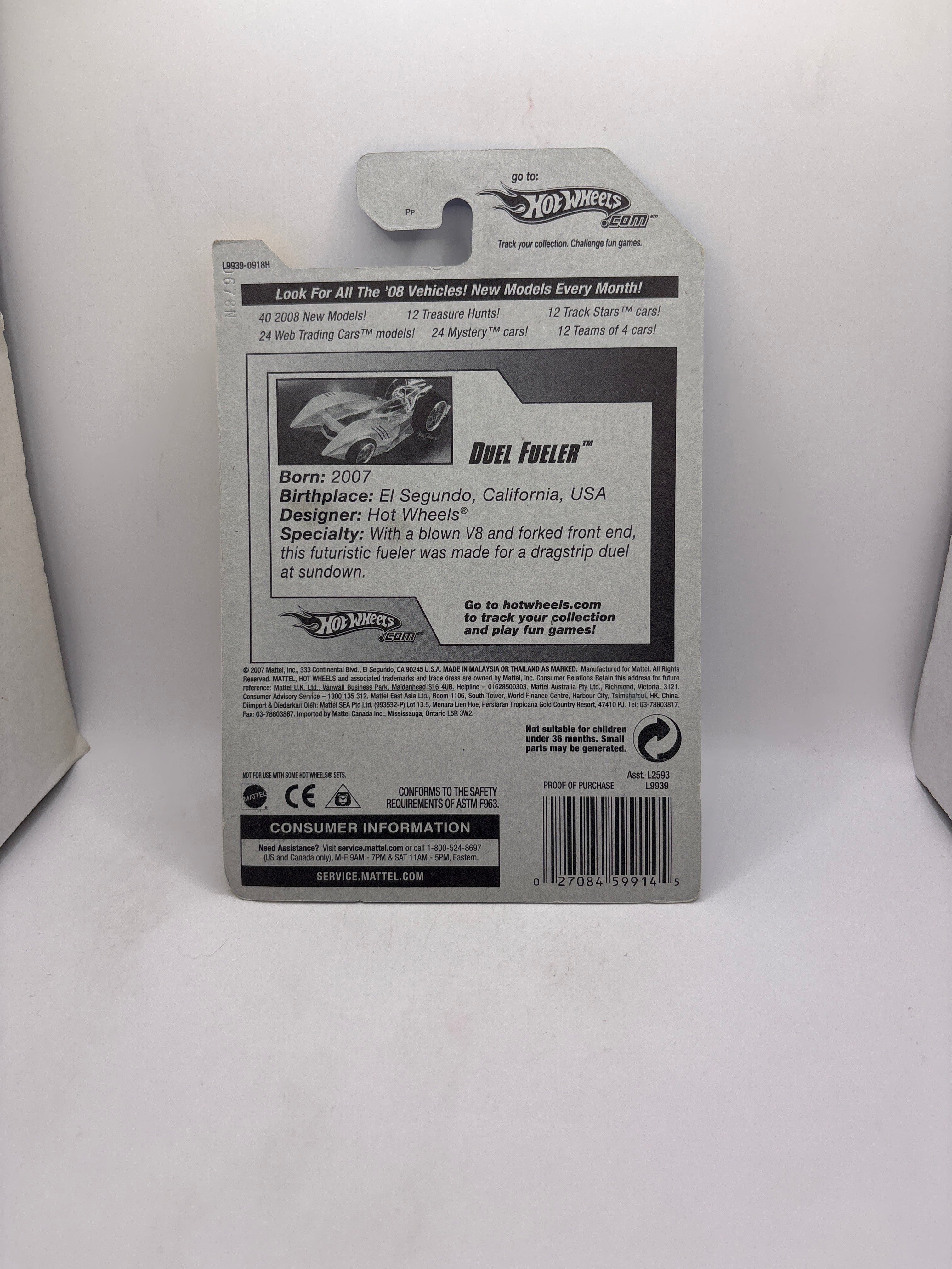 Hot Wheels Duel Fueler Diecast