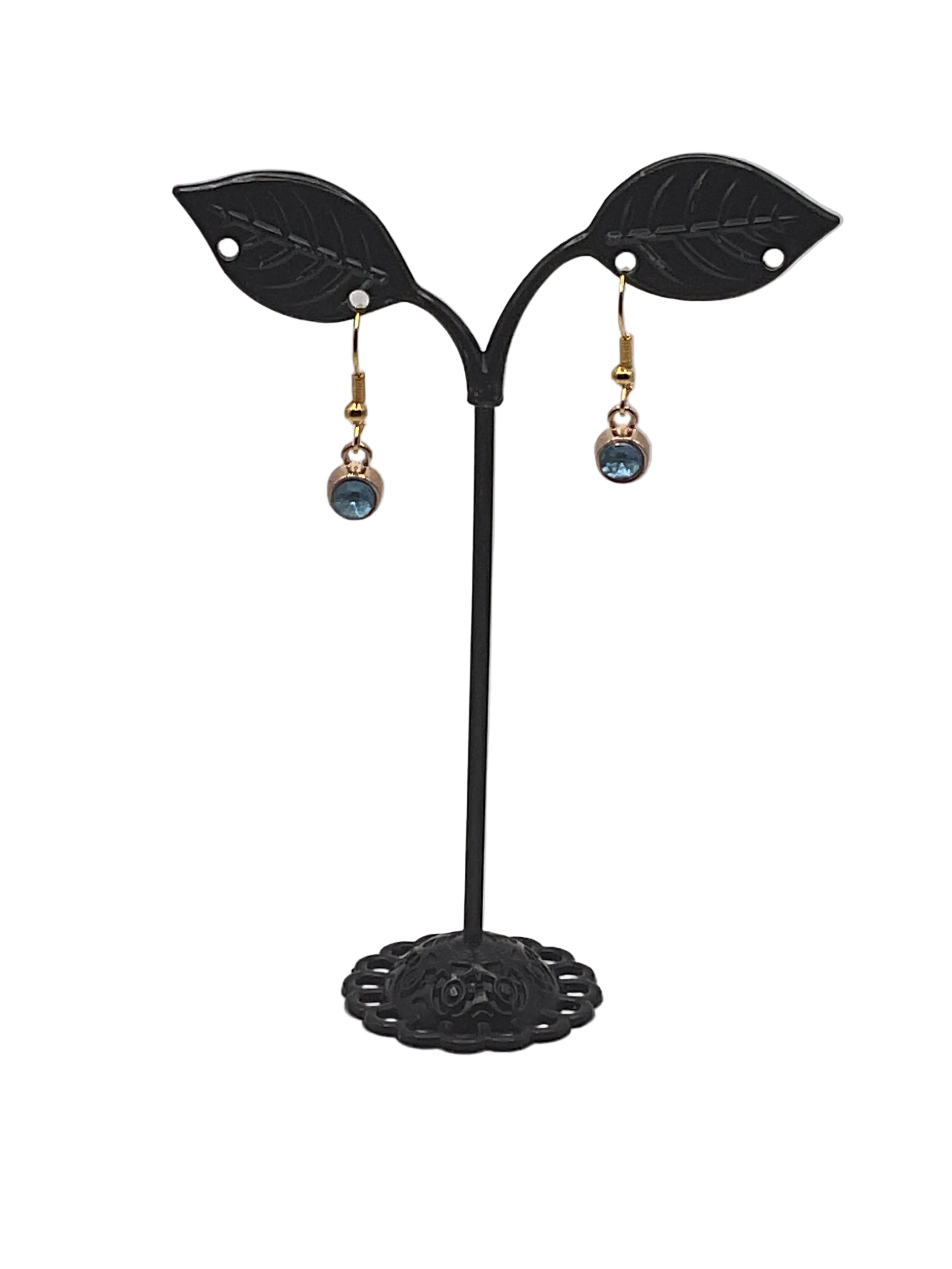 Crystal and Crosses Earrings