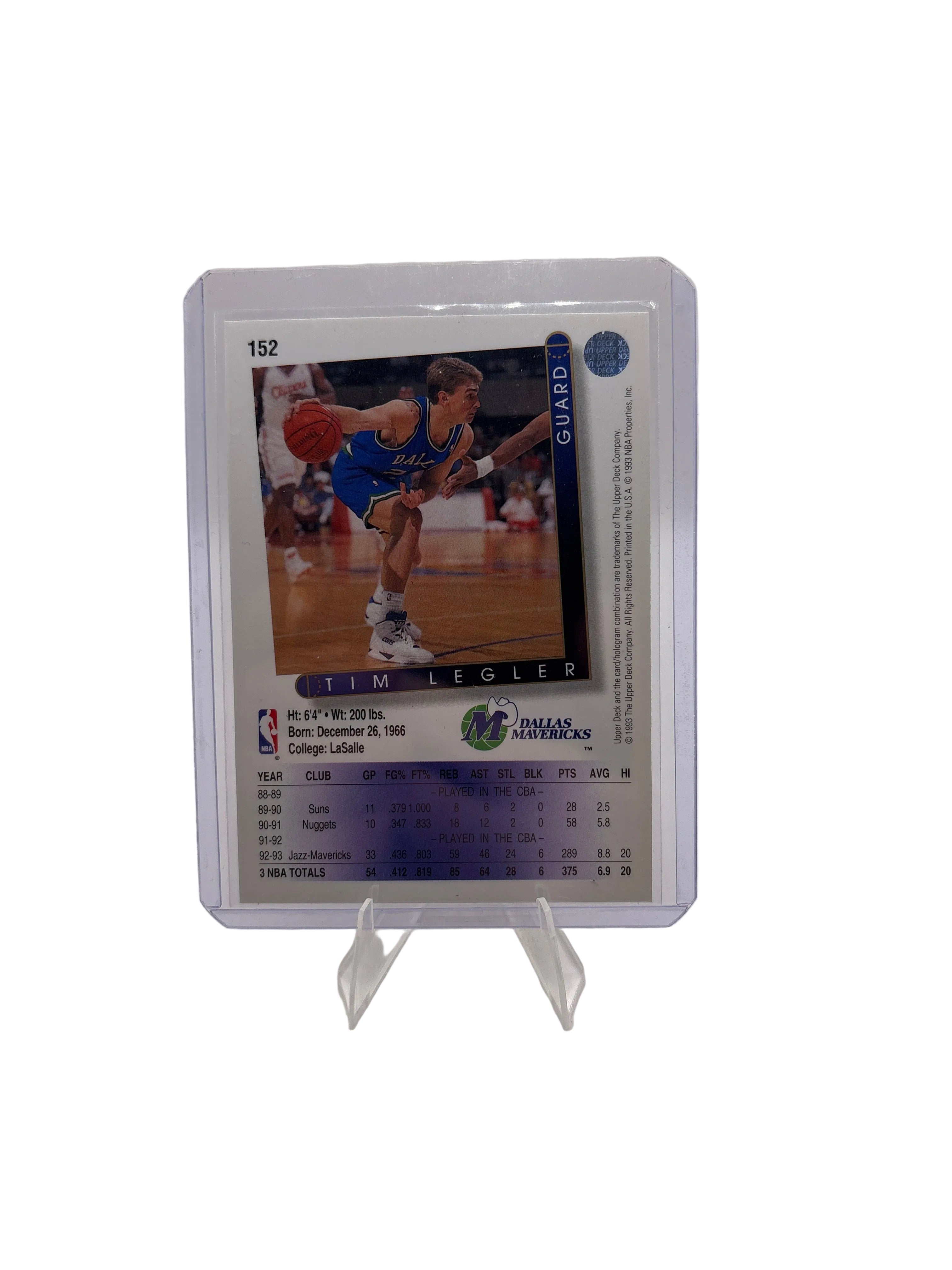 Upper Deck Tim Legler