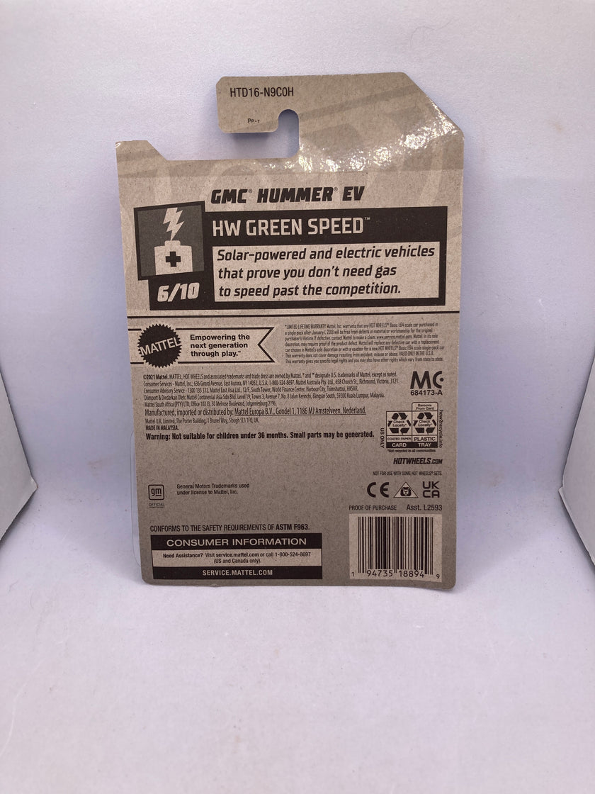 Hot Wheels GMC Hummer EV Diecast